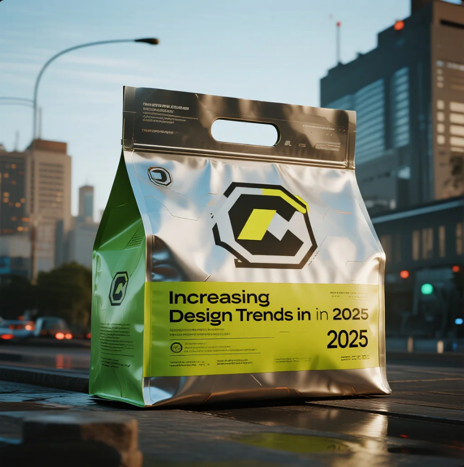 Ilustrasi elemen 3D brand identity dengan efek modern dan futuristik